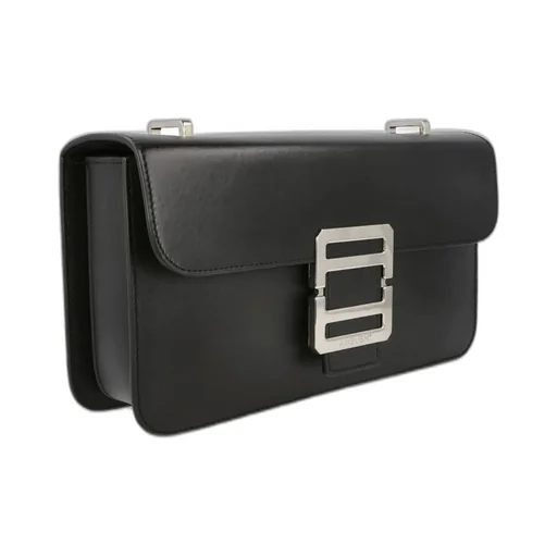 Ambush Monogram Plaque Foldover Top Shoulder Bag