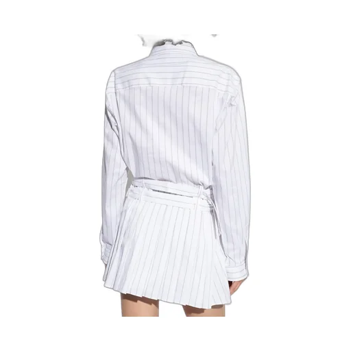 Ambush Striped Belted Mini Shirt Dress
