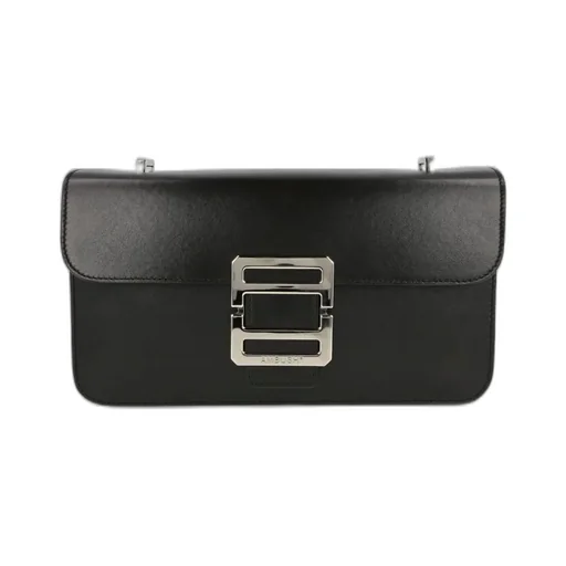 Ambush Monogram Plaque Foldover Top Shoulder Bag