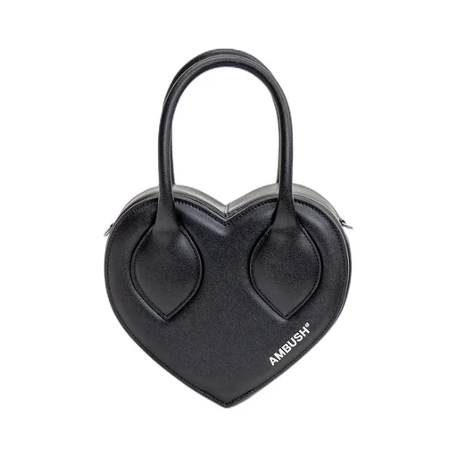 Ambush Logo Lettering Heart-Shaped Tote Bag