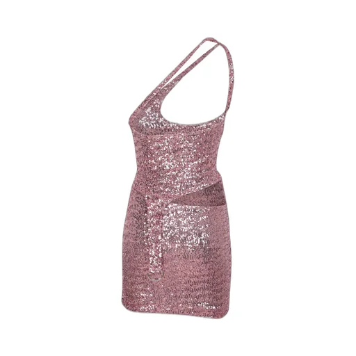 Ambush Cut-Out Asymmetric Mini Dress