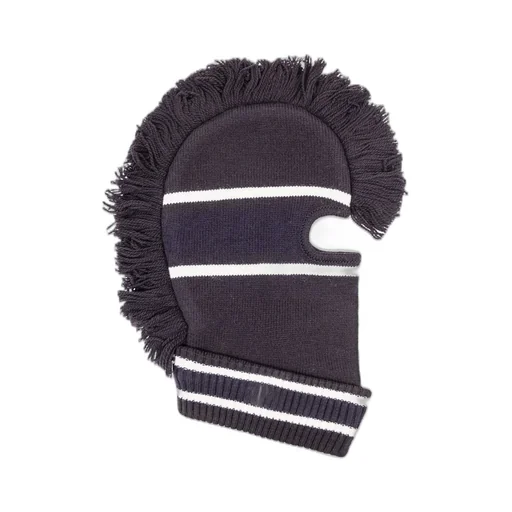 Ambush Logo Embroidered Fringed Knitted Balaclava