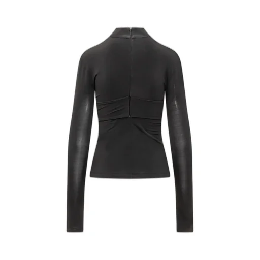 Ambush Heart Cut-Out Turtleneck Top