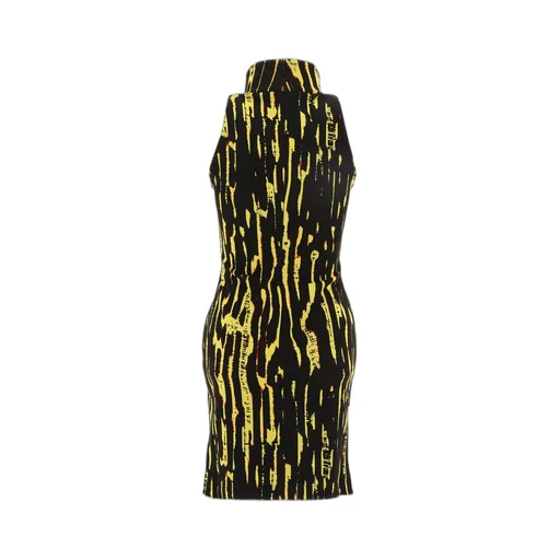 Ambush Pattern-Jacquard Sleeveless Mini Dress