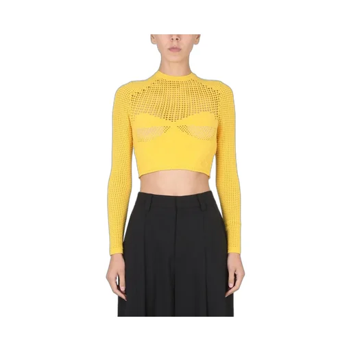 Ambush Crochet Knitted Cropped Top