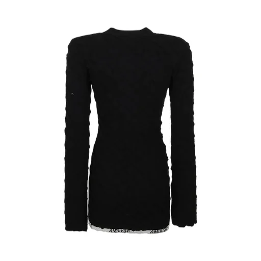 Ambush Logo-Print Crewneck Knit Top