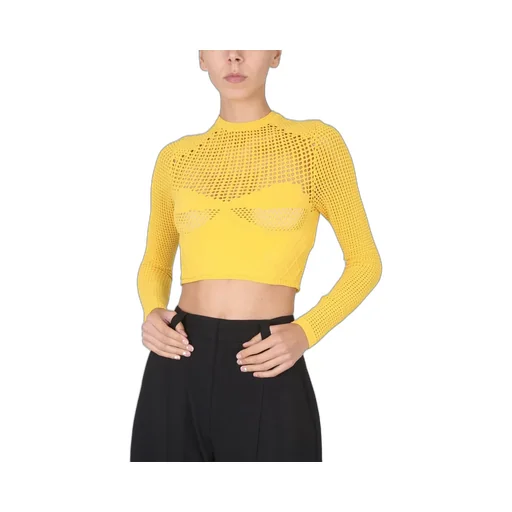 Ambush Crochet Knitted Cropped Top