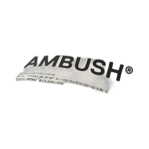 Ambush Logo Printed Long-Sleeved Turtleneck Top