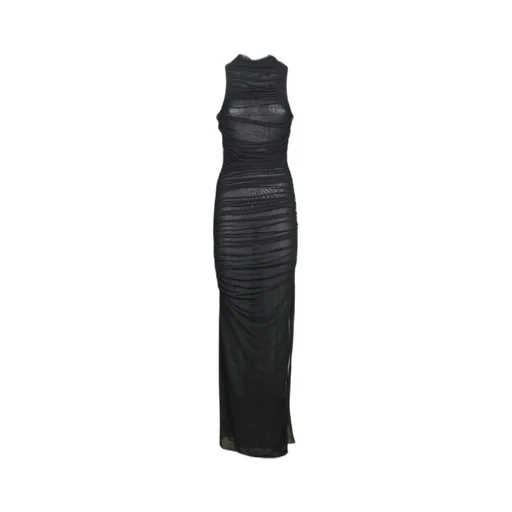 Amen Mesh Wavy Detail Dress