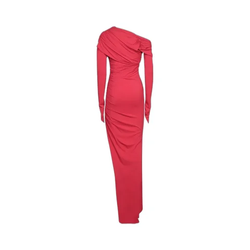 Amen Draped Asymmetric Dress