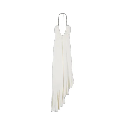 Amen Asymmetric Halter Dress