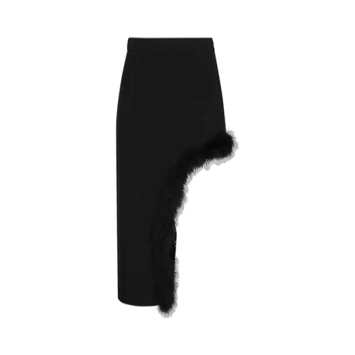 Amen Asymmetric Midi Skirt