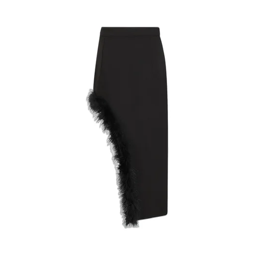 Amen Asymmetric Midi Skirt