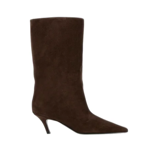 Amina Muaddi Fiona Pointed-Toe Boots