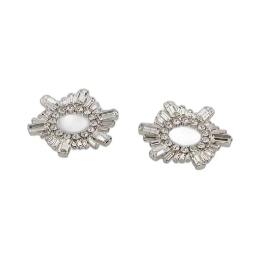 Amina Muaddi Begum Buckle Earrings