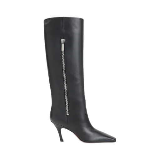 Amina Muaddi Mona Pointed Toe Boots
