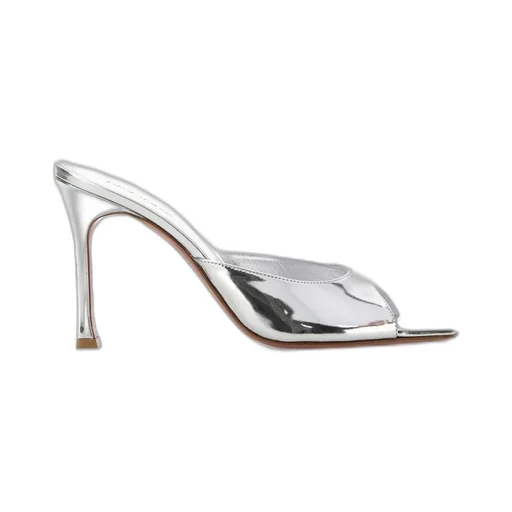 Amina Muaddi Alexa Slip-On Sandals