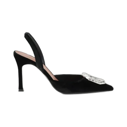 Amina Muaddi Camelia Slingback Pumps