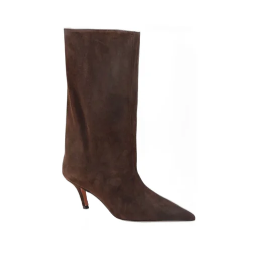 Amina Muaddi Fiona Pointed-Toe Boots