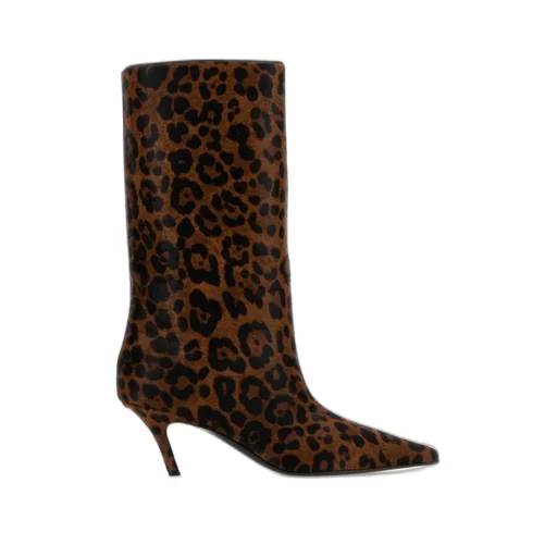 Amina Muaddi Fiona Pointed-Toe Boots