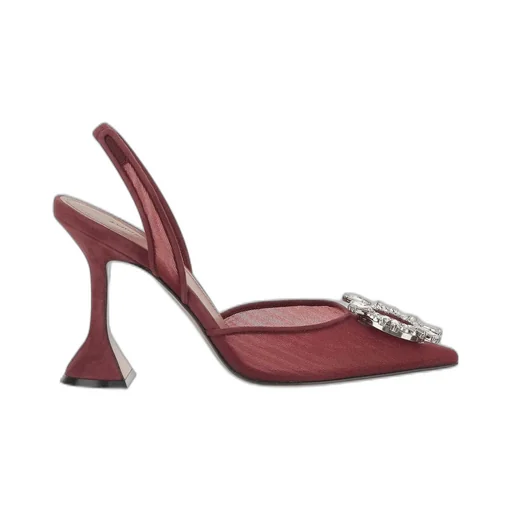 Amina Muaddi Begum Embellished Slingback Pumps