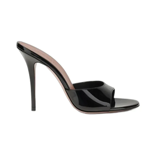 Amina Muaddi Elodie Slip-On Sandals