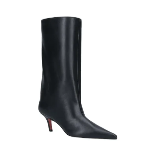 Amina Muaddi Fiona Pointed Toe Boots
