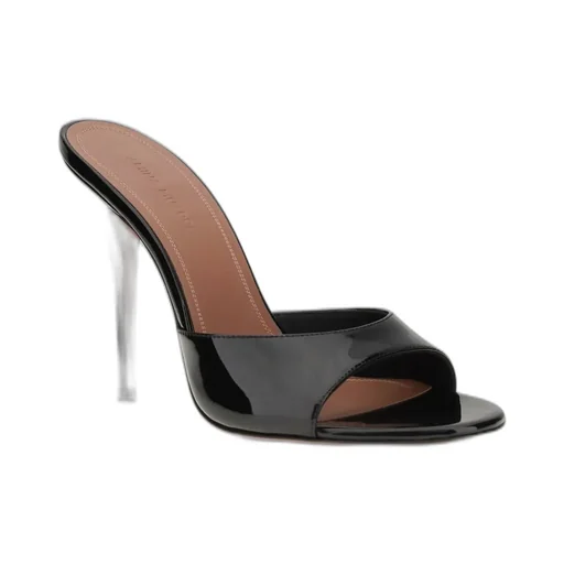 Amina Muaddi Elodie Slip-On Sandals