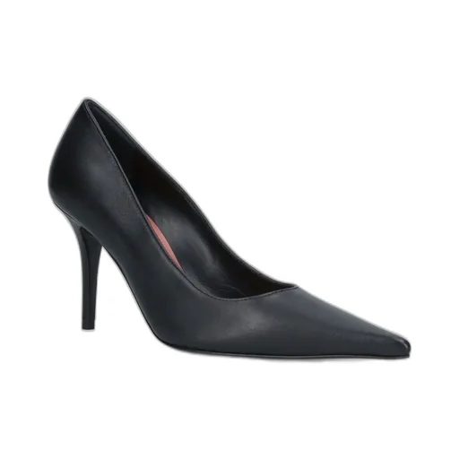 Amina Muaddi Bar Pointed Toe Pumps