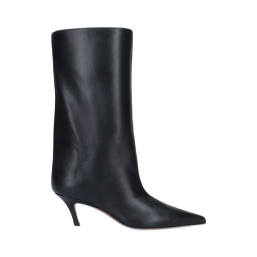 Amina Muaddi Fiona Pointed Toe Boots
