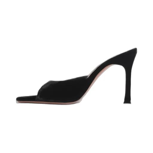 Amina Muaddi Open Toe Heeled Sandals