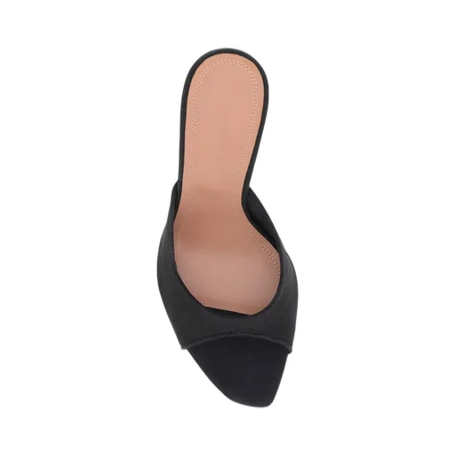 Amina Muaddi Alexa Mesh Slippers