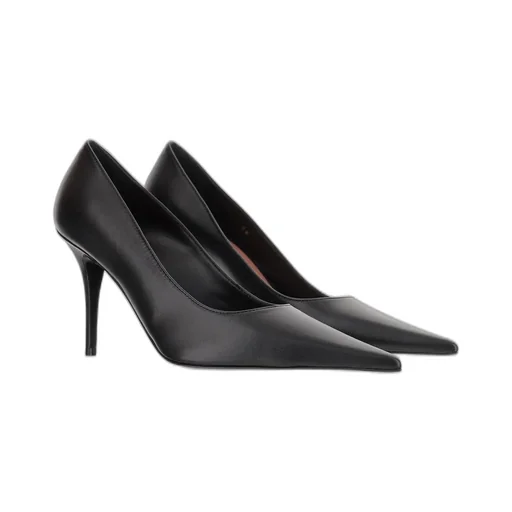 Amina Muaddi Barbara Pointed Toe Pumps