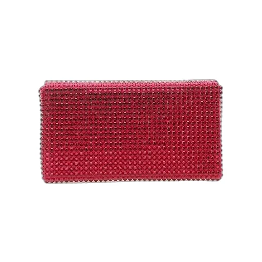 Amina Muaddi Paloma Embellished Chain-Linked Clutch Bag