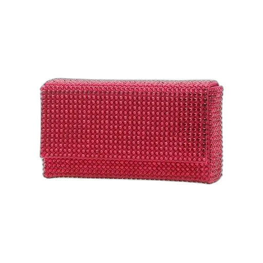 Amina Muaddi Paloma Embellished Chain-Linked Clutch Bag