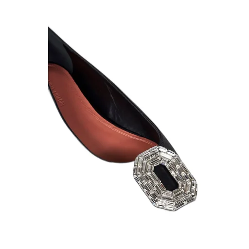 Amina Muaddi Camelia Embellished Flat Ballets