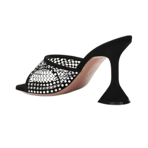 Amina Muaddi Lupita Embellished Sandals