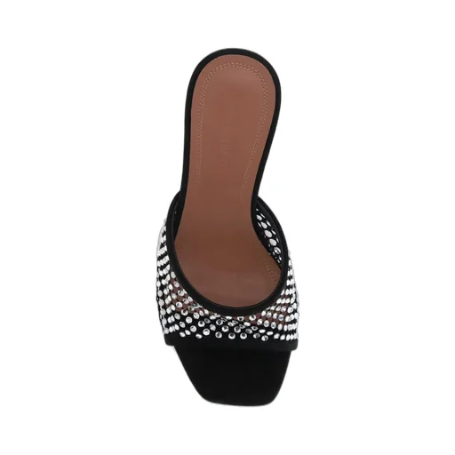 Amina Muaddi Lupita Embellished Sandals