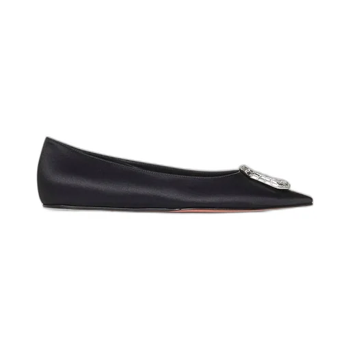 Amina Muaddi Camelia Embellished Flat Ballets