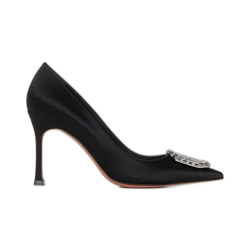 Amina Muaddi Embellished Pointed-Toe Pumps