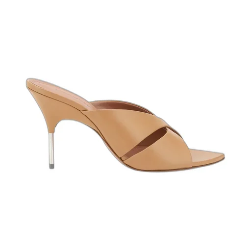 Amina Muaddi Pointed-Toe Slip-On Sandals