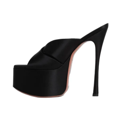 Amina Muaddi Salma Plateau Slippers
