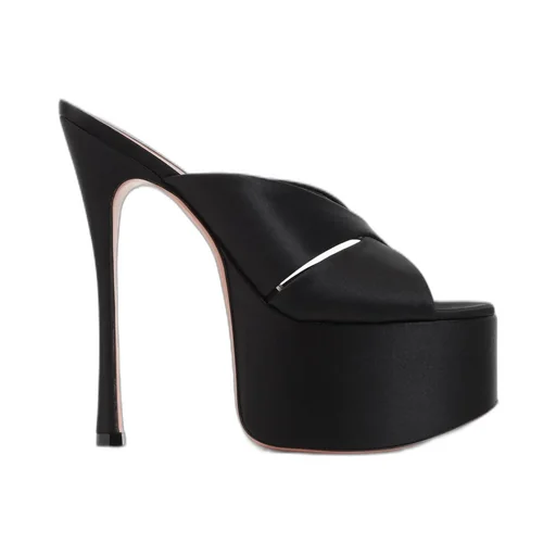 Amina Muaddi Salma Plateau Slippers
