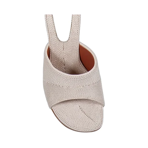 Amina Muaddi Taylor Woven Slippers