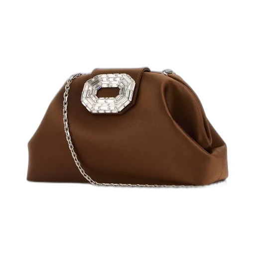 Amina Muaddi Camelia Embellished Clutch Bag