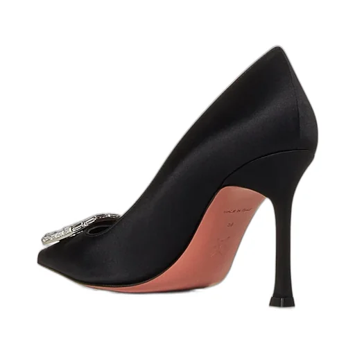 Amina Muaddi Embellished Pointed-Toe Pumps