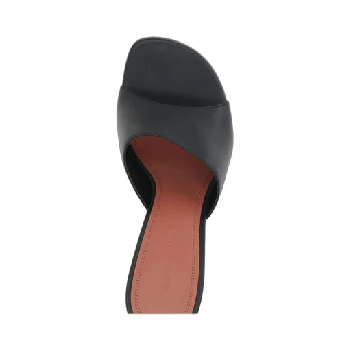 Amina Muaddi Lupita Sculpted Heel Sandals