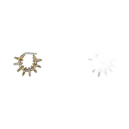 Amina Muaddi Embellished Hoop Earrings
