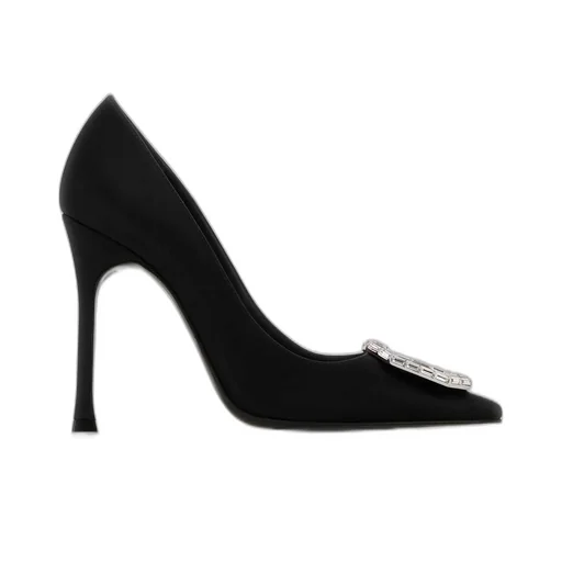 Amina Muaddi Camelia Embellished Pointed Toe Pumps