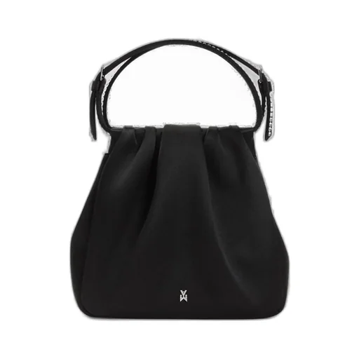 Amina Muaddi Vittoria Logo Lettering Top Handle Bag